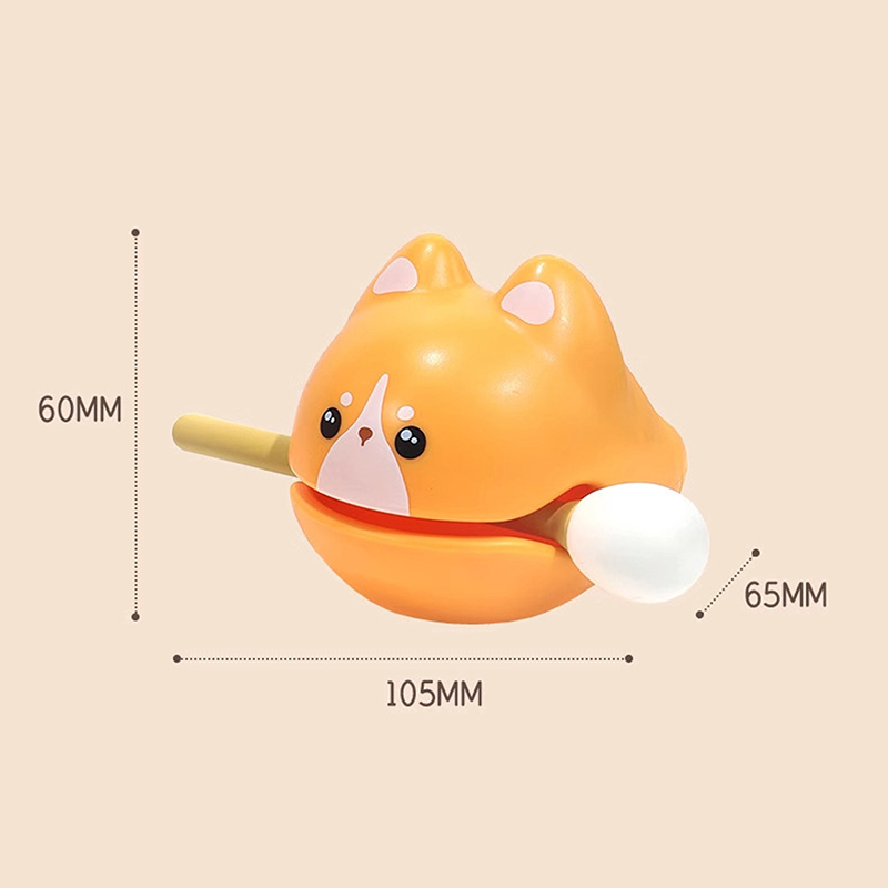 NEW Cute Wooden Fish Drum Percussion Instrument Funny Desktop Ornament Animal Doll Toy Plastic Fortune Cat Musical Instrument