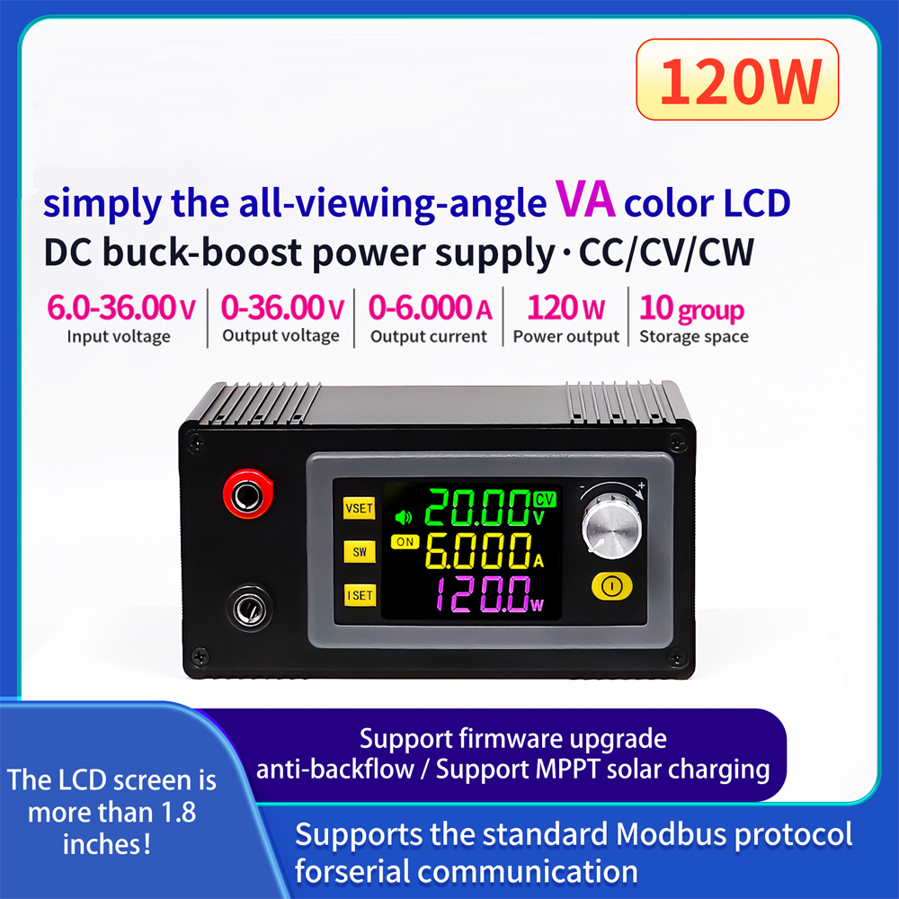 SK60 SK120 DC Buck Boost Converter CNC Adjustable Regulated Laboratory Power Supply Constant Voltage Current Solar Charge Modul