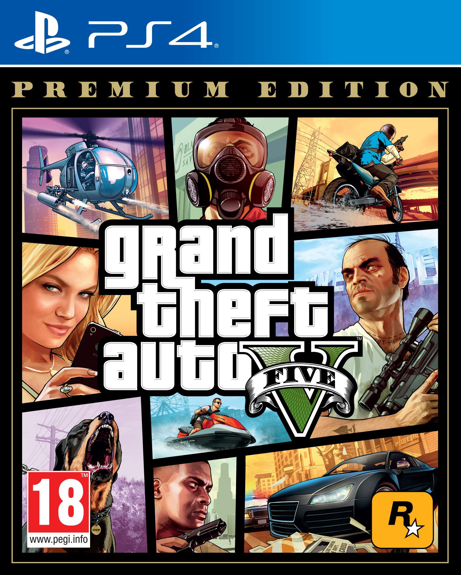Sony PS4 Game Grand Theft Auto 5 - GTA 5 Game CD