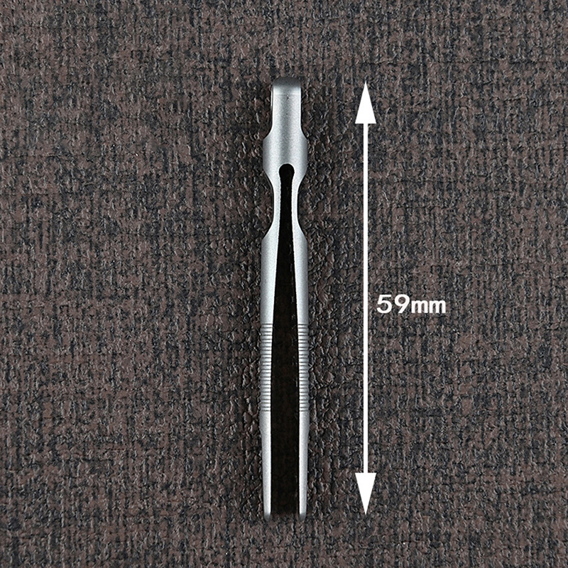 Mini TC4 Titanium Alloy Tweezers Portable Small Precision Clip Nipper