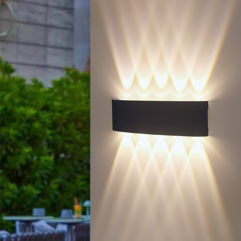 Outdoor LED Wall Lamp Waterproof IP65 Courtyard Up and Down Lighting, Restaurant Staircase Bedroom Bedside 85-265V Wall Lamp
