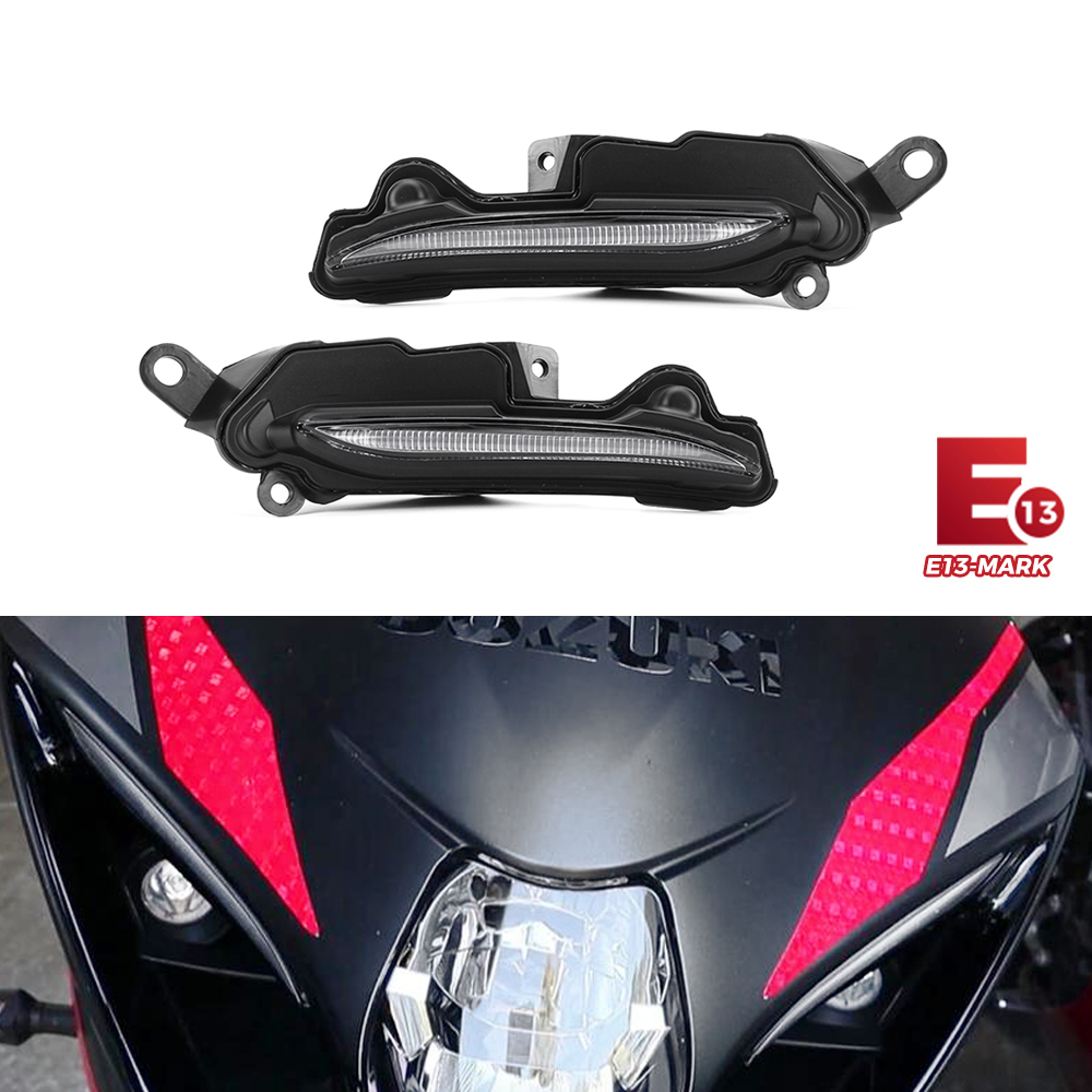 Front Headlight Fog Decorative Position Side Light Fit For SUZUKI GSXR1000 2017 2018 2019 2020 2021 2022 2023 2024 K17 L7