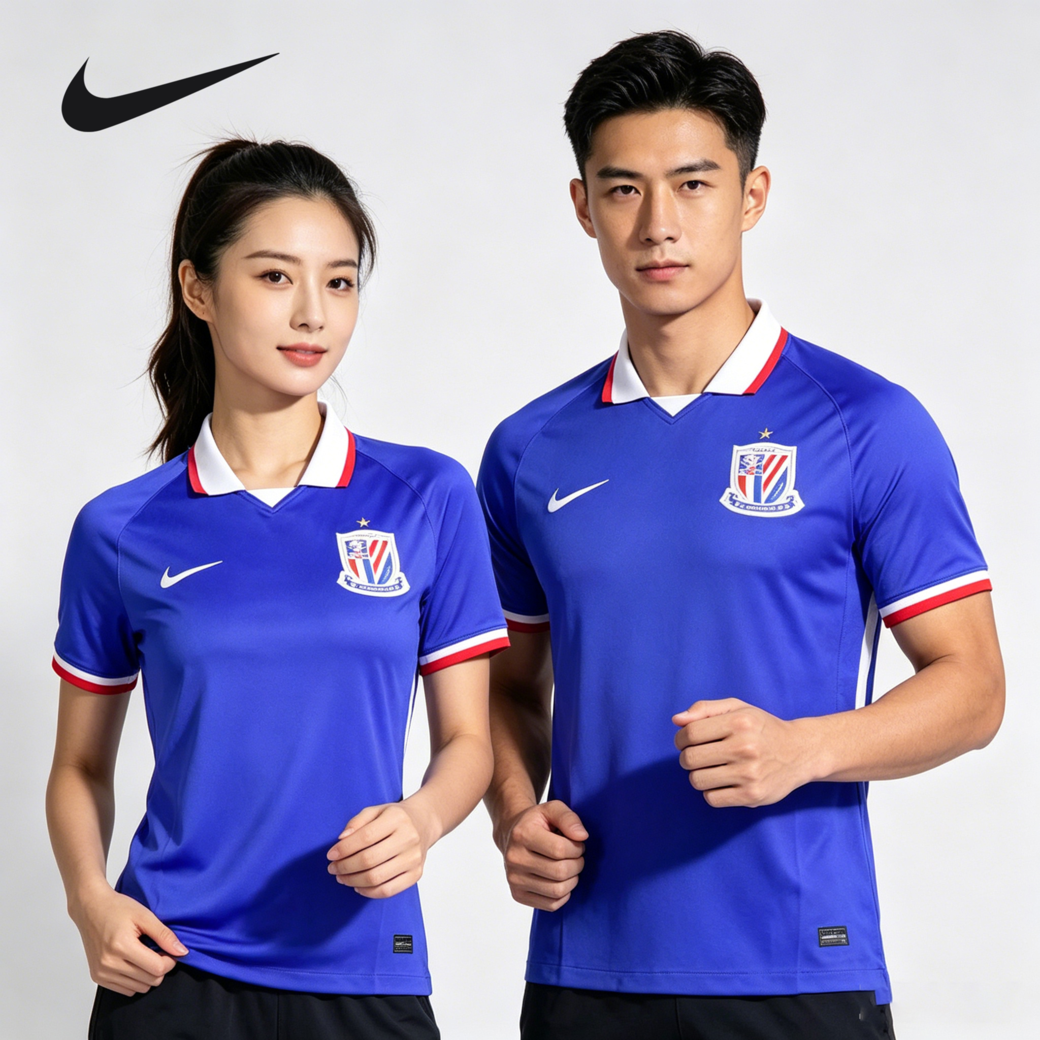 NIKE/Nike 2021 Chinese Super League Shanghai Shenhua Home Team Fan’s Version Jersey, Football Shirt CT6191-486