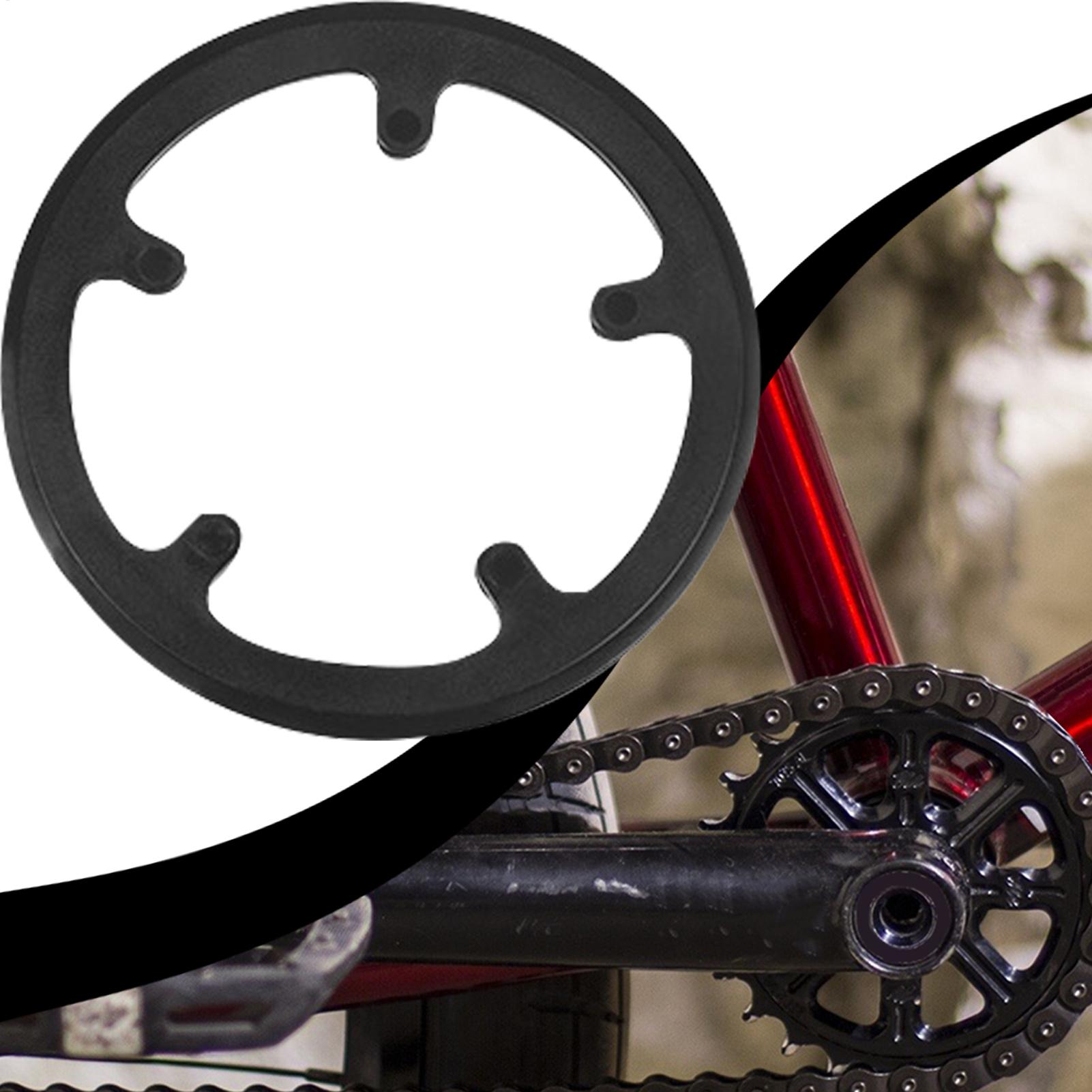 Mountain Bike Chain Guard Bike Chain Protector Guard Wrap Protector Frames 40 Teeth 5-hole for All-Weather Trail Commuting Ride