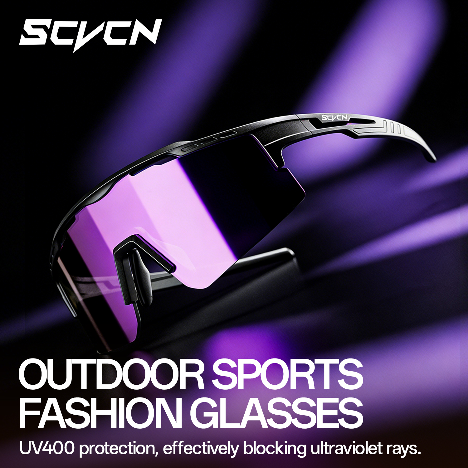 SCVCN Retro Style Sunglasses Men Photochromic Cycling Glasses Bike Camping UV400 Goggles Bicycle Outdoor Sports Vacation Party