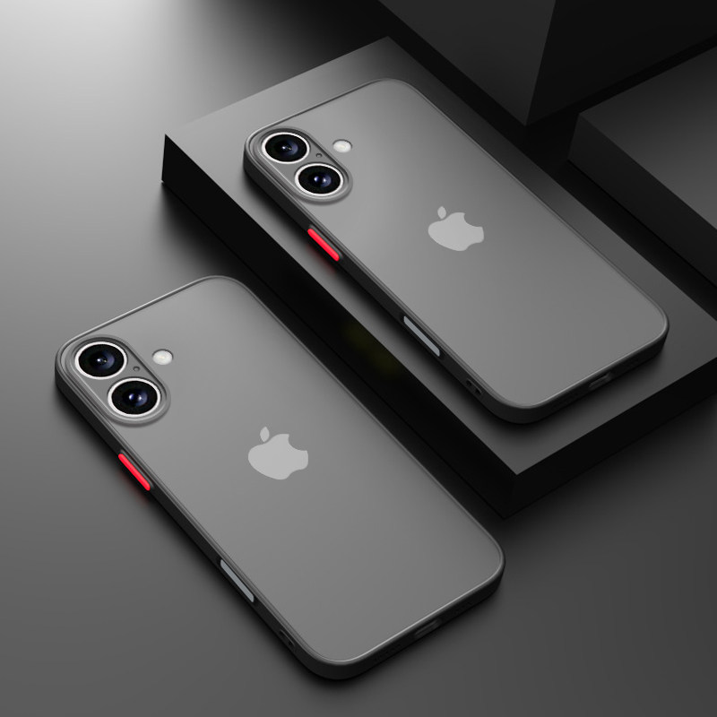 Luxury Carbon Fiber Leather Plastic Armor Phone Case for iPhone 17/17 Air/16/15/14/13 Pro Max Shockproof Protective Cover