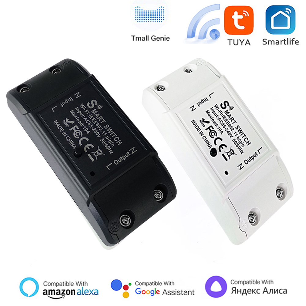 Tuya WiFi Smart Life LED Light Switch APP Wireless Controller Universal Circuit Breaker Timer Alexa Accessories lightify