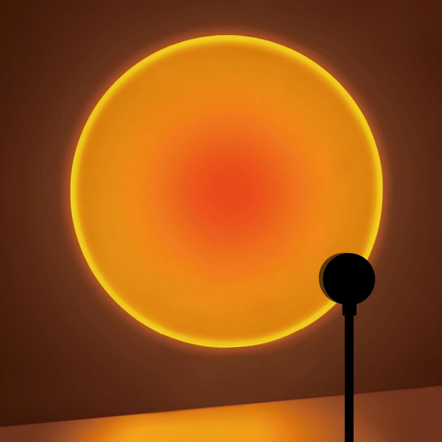 USB Sunset Lamp Projection Lamp Atmosphere Night Light ABS Portable For Living Room Background Wall Decoration Lights