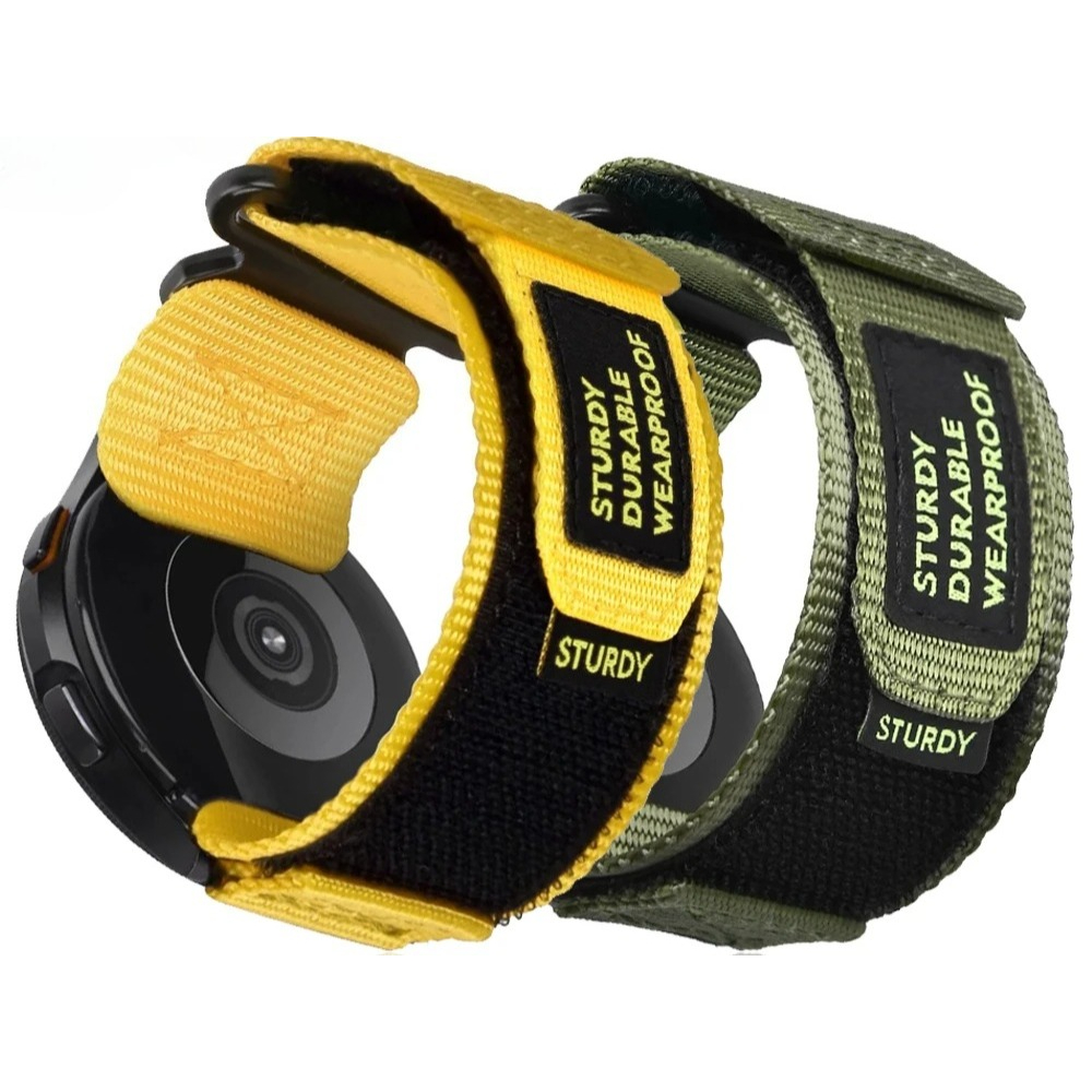22mm 20mm Two Velcro Nylon Loops for Watch Series and Gneral Watch in 20/22mm Sizes Sports Canvas Strap