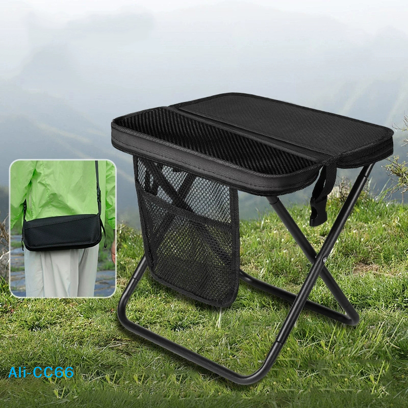 Portable Folding Chair with Carry Bag Lightweight Folding Chair Mini Easy Carry Outdoor Chair For Travel Camping Fishing