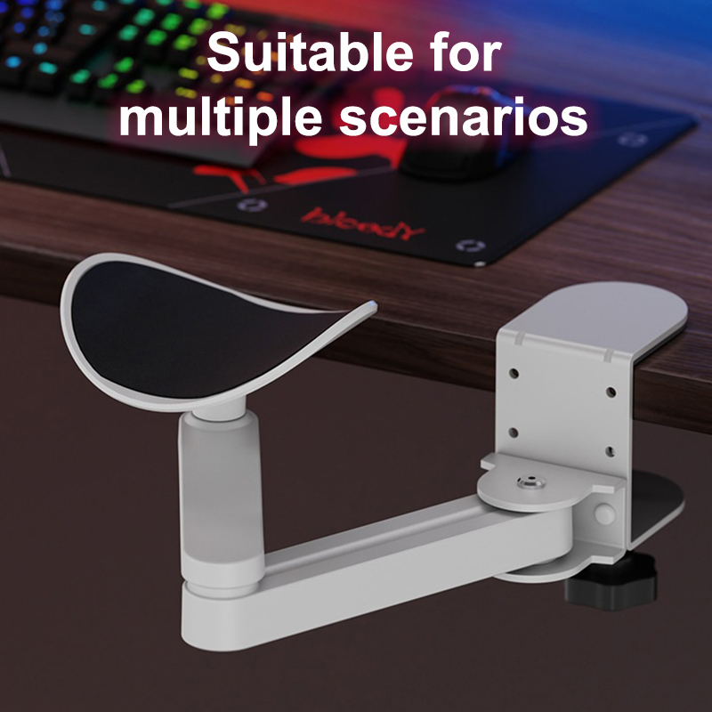 Adjustable Rotate Extender Mouse Pad Computer Desk Arm Rest Pad Ergonomic Armrest Wrise Support Armrest Bracket For Home Office