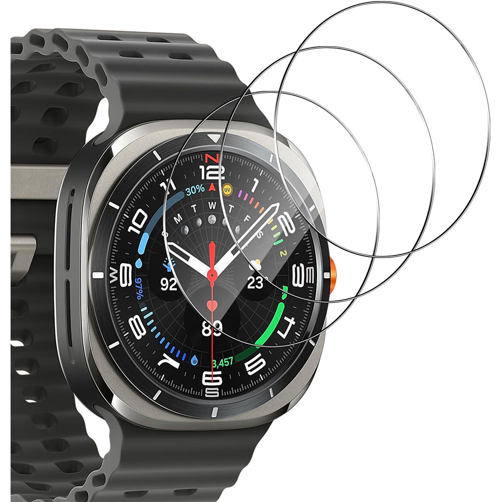 3PCS Smart Watch Screen Protector For Epix Gen 2 / Epix Pro Gen 2 47mm 51mm Tempered Glass Protective Film