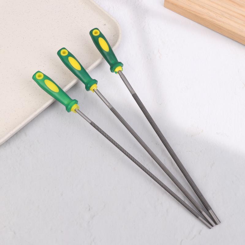 3Pcs/set Chainsaw ening File Kit, 4.0mm 4.8mm 5.5mm Round High Carbon Steel File For Saw Chain Woodworking Tools Parts pen gpt