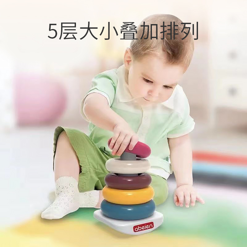 Montessori Toy Wooden Building Blocks Early Learning Educational Toys Color Shape Match Kids Puzzle Toys For Children Boys Girl