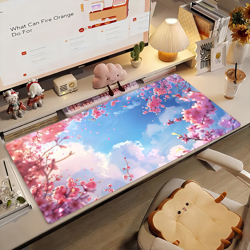 Art Amaterasu Mouse Pad Non-slip Gamer Balance Computer Mat Decoracion Deskmat Laptop Office Large