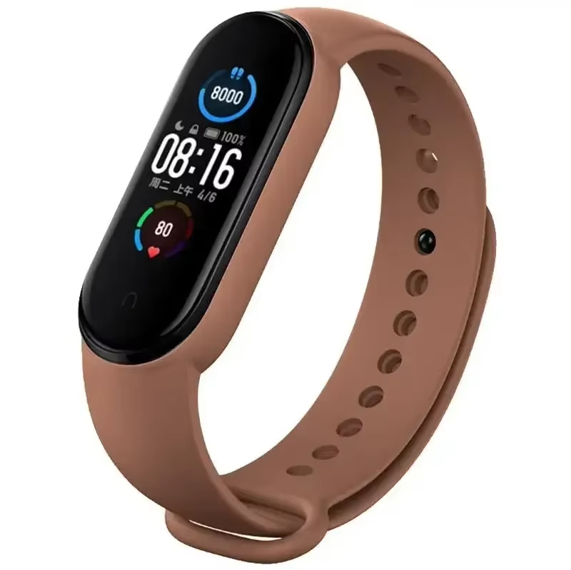 official Silicone Strap For Xiaomi Mi Band 4 5 6 7 Bracelet Sport Watch Wristband Miband4 miband7 Correa Mi band 3 4 5 6 7 Band