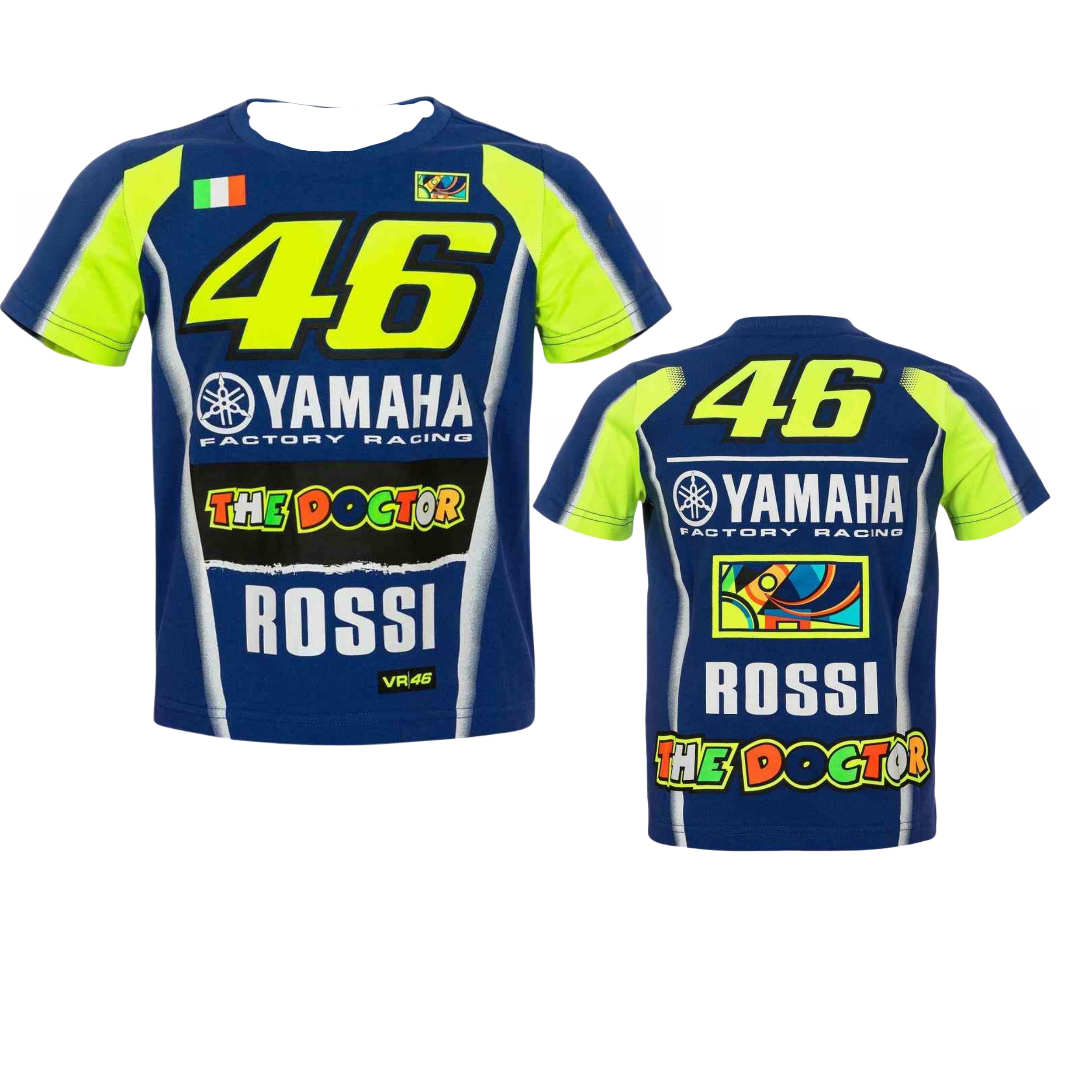 2026 Hot Yamaha No. 46 Motorcycle Team Jersey Quick Drying Breathable Racing Suit Summer T-Shirt Unisex Fashion Top