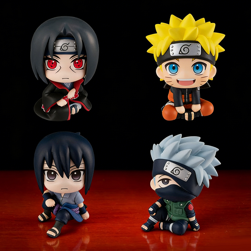 @New Naruto Shippuden Anime Figure - Uchiha Itachi, Sasuke, Pain, Kakashi Action Figure PVC Model Decoration Toy