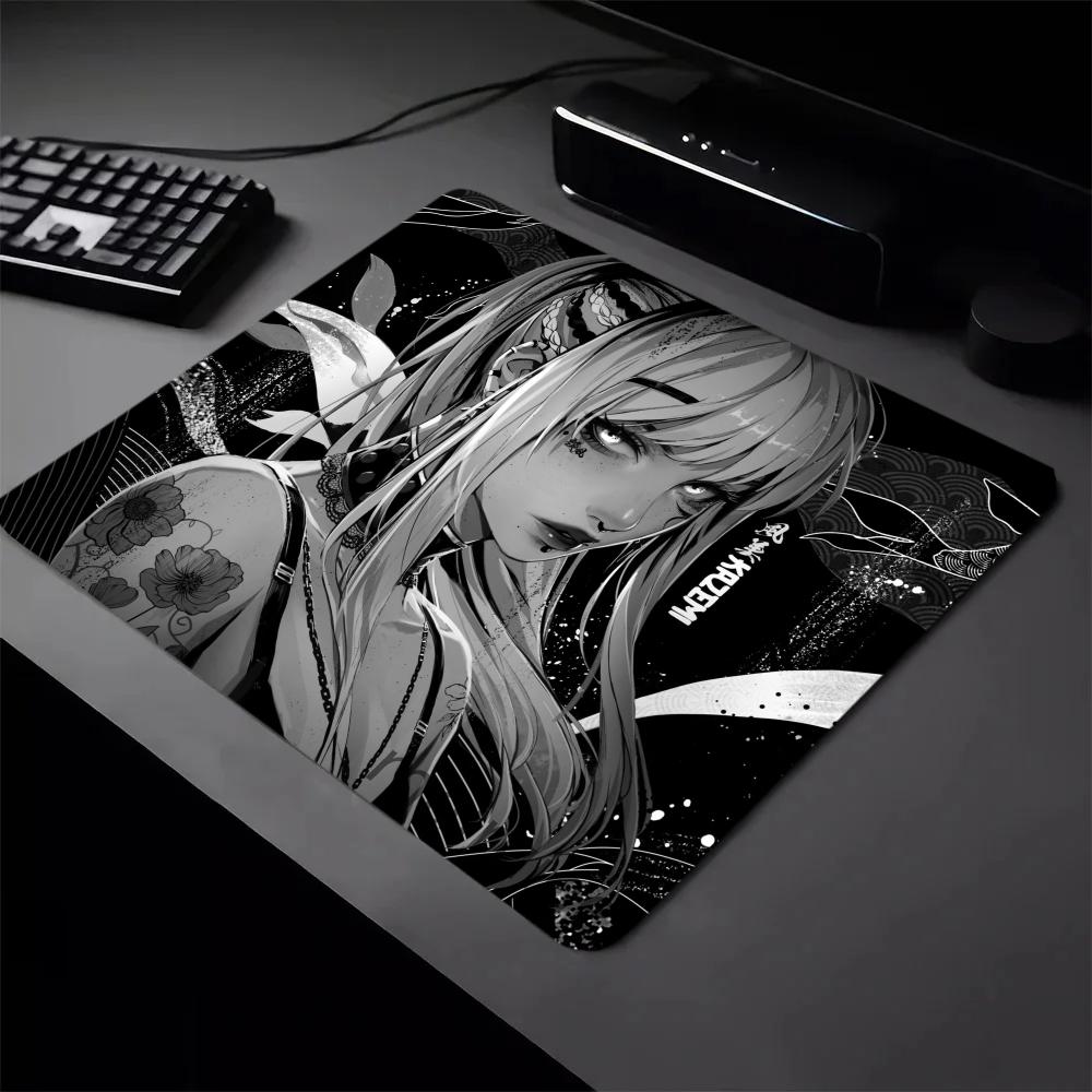 Anime girl's large square computer desk game pad anti slip mouse pad game decoration desk pad