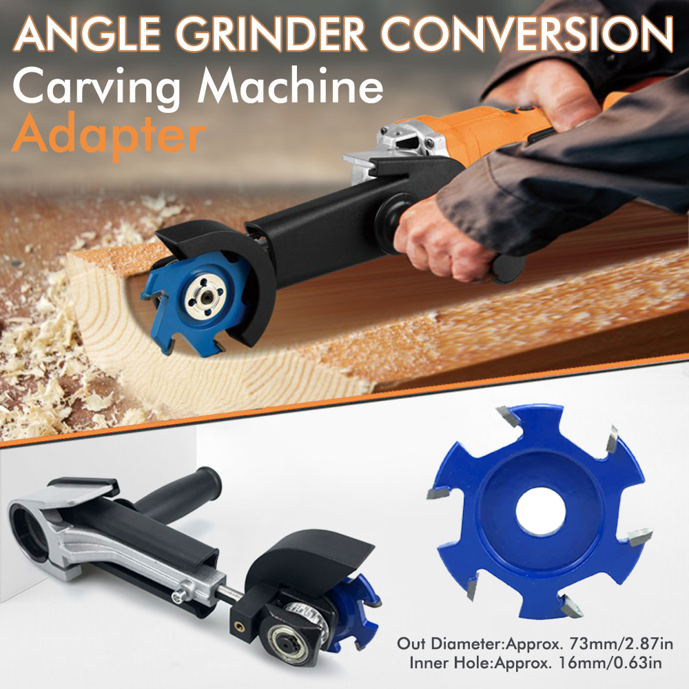 2025 New Portable Angle Grinder Conversion Head Durable ABS & Alloy Steel Easy to Use Wide Application Tool for Sculpting