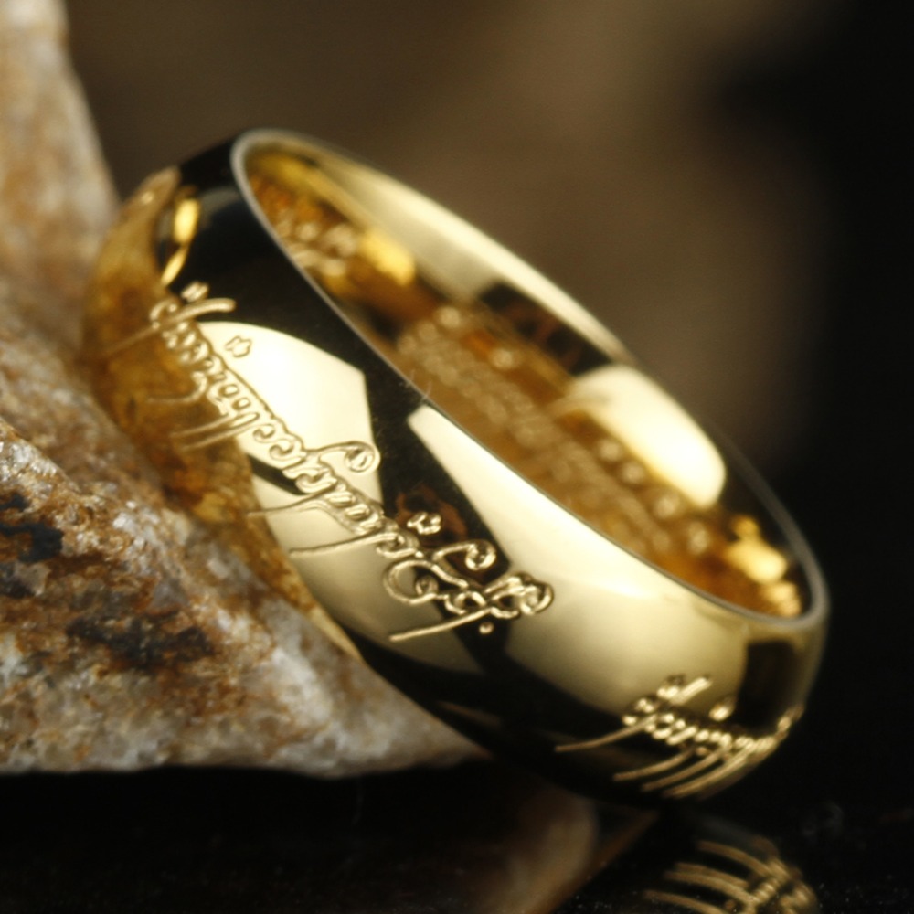 Simple and Trendy New Power Ring 3D Engraved Exquisite Ring Couple Women Men Fashion Party Overlord Ring Accessories