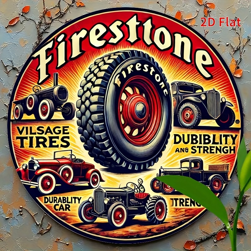 2D Flat 1pc Motobecane Round Aluminum Sign, Style Metal Tin Sign - Vintage Motorcycle Rustic Metal Wall Art, Classic Design 7.
