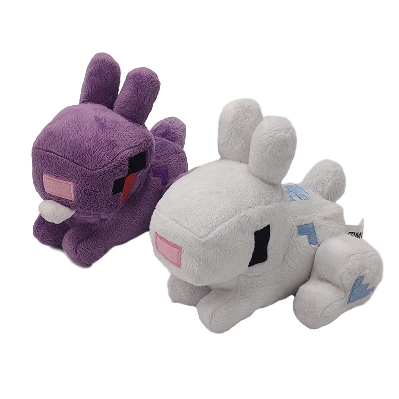 16cm white rabbit Plush Toy Soft Stuffed Plushie Purple Rabbit Doll Cartoon Character Toys Kids Baby Chlidren Gifs