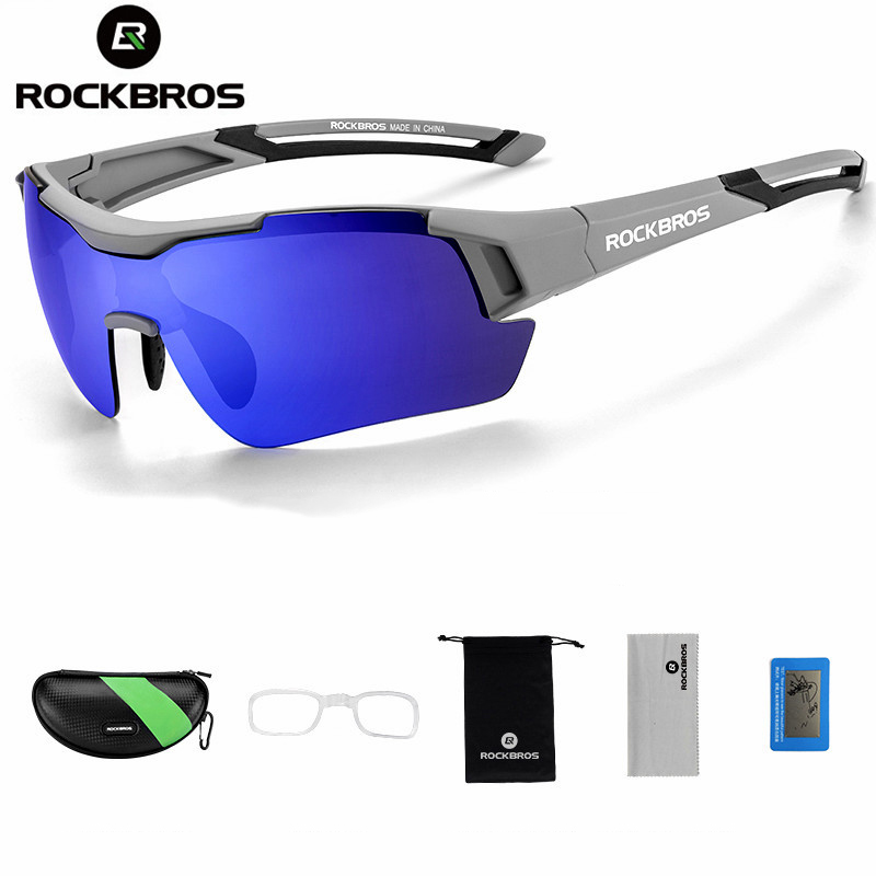 ROCKBROS Cycling Glasses Shades Ultralight Portable Polarized Sunglasses For Men Road Mountain Bicycle Eyewear Goggle