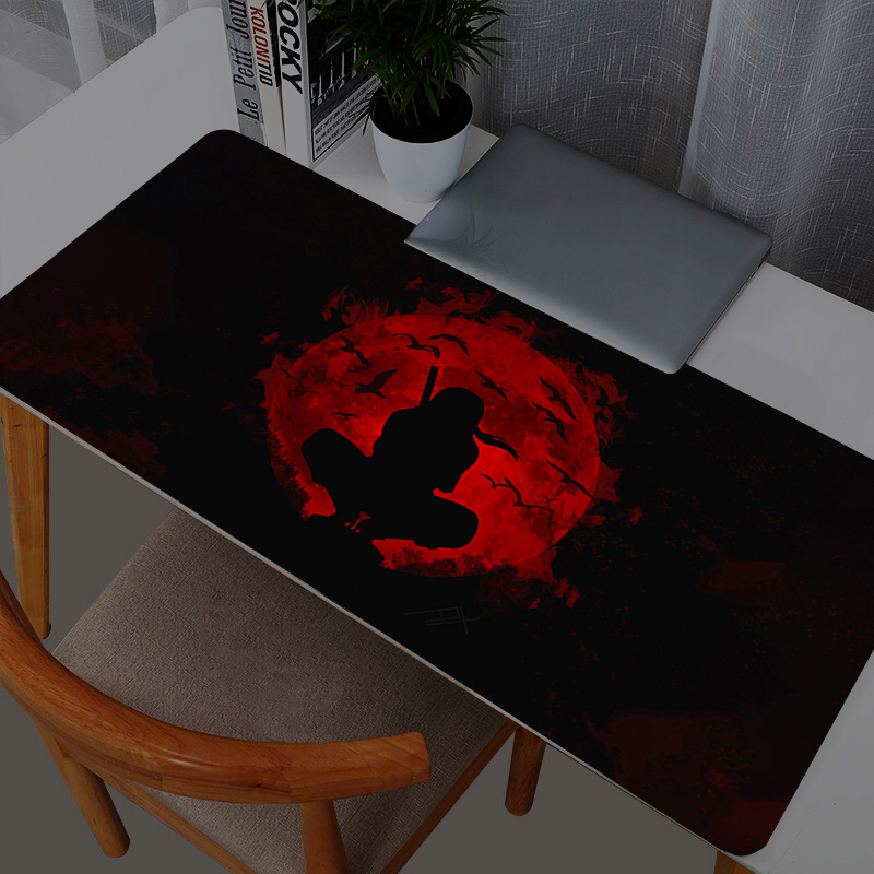 Naruto Itachi Uchiha Mouse Pads Gamer PC Computer Large XXL Desk Mat Keyboard Anime Gaming Accessories Mousepad Carpet