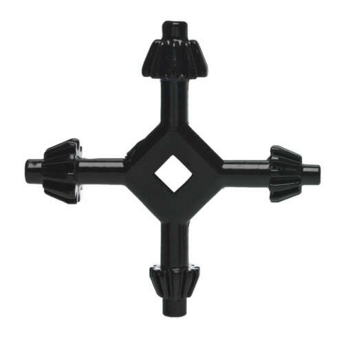 4 In 1 Multifunctional Electric Drill Key Mini Drill Chuck Keys Carbon Steel Drill Chuck Wrench Set Black For Drill Presses 3/8"