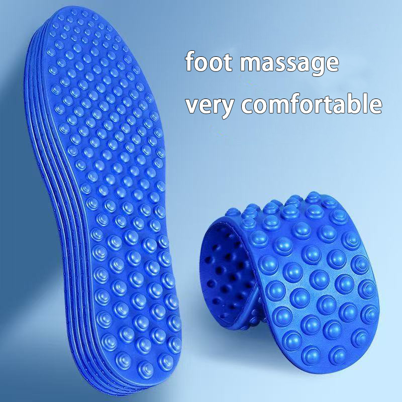 1Pair Foot Massage Insoles Plantar Fasciitis Running Sports Shoes Insole for Men Woman Comfort Deodorant Shoe Sole