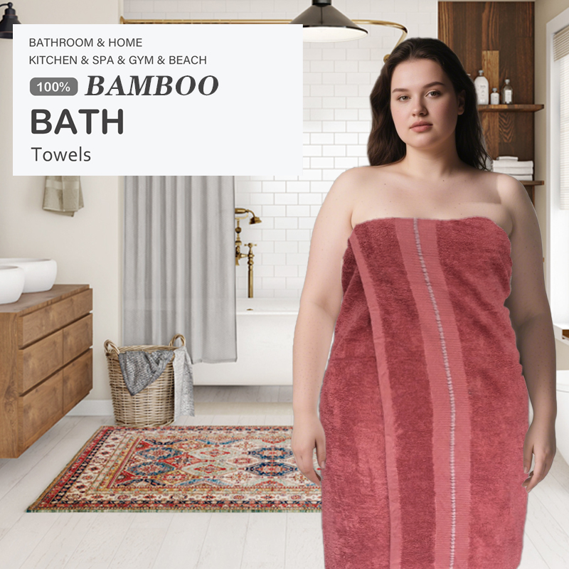 Extra Large Bath Towel 90x180cm - Premium Bamboo Fiber, Ultra Absorbent & Quick-Dry, Luxury Bath Sheet for Spa, Hotel, Home Use
