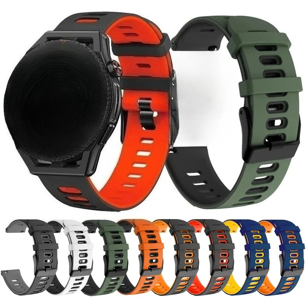 For Watch3 45mm Smartwatch Strap 22mm Silicone Bracelet Watchbands For Watch 46mm Gear S3 Frontier