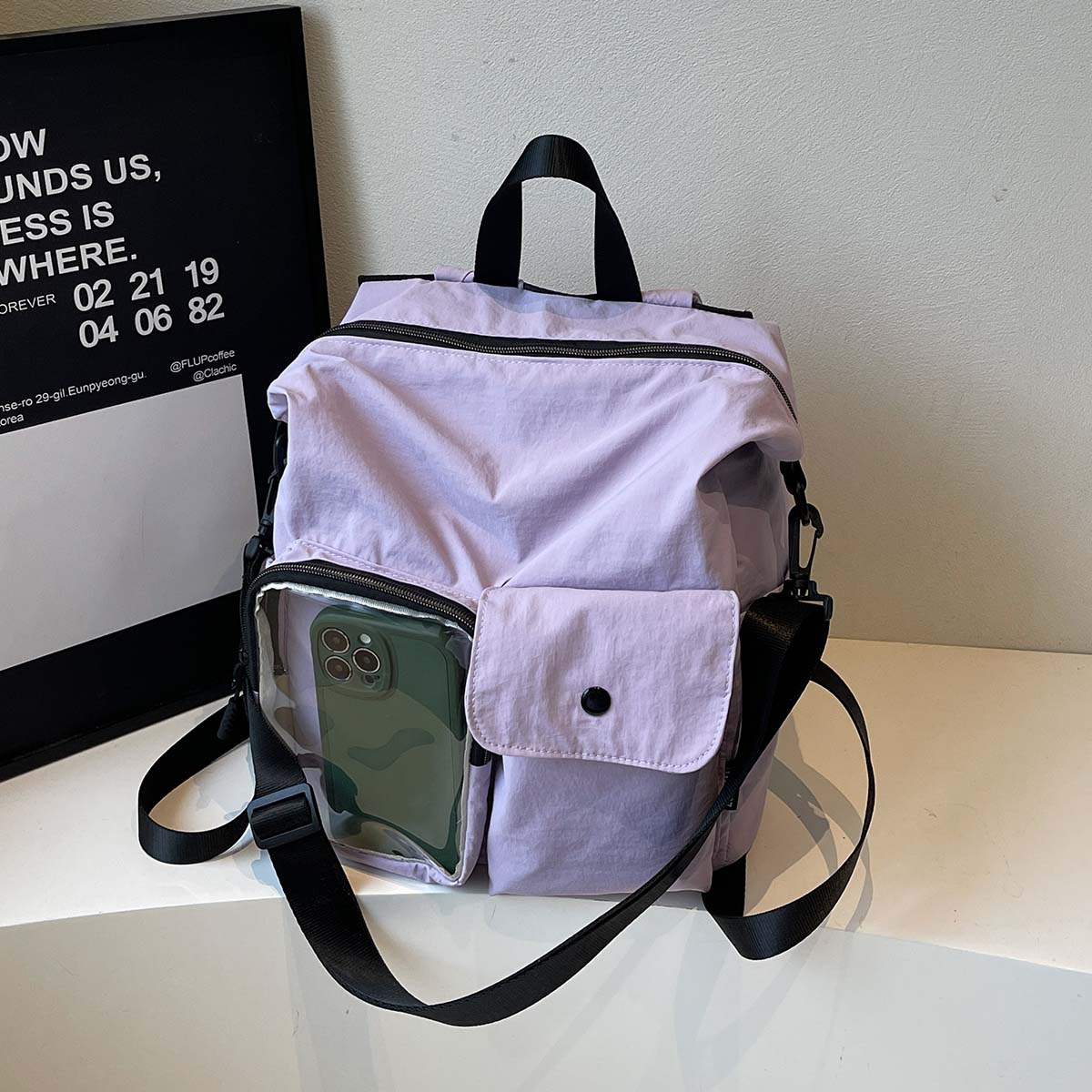 High-End Oxford Cloth Multifunctional Backpack 2026 New Versatile Shoulder Tote Bag Large Capacity Travel Backpack Crossbody Bag for Hiking