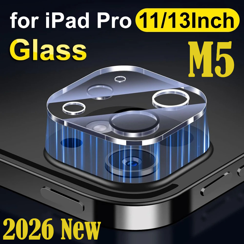 1-3Pcs HD Back Camera Lens Protectors Tempered Glass for IPad Pro M5 M4 11 13 12.9 2025 Full Cover Lens Film Scratch Proof