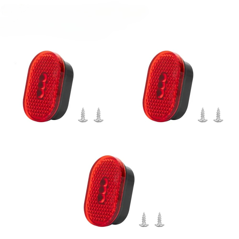For Pro 2 Mi3 Electric Scooter Rear Fender LED Tail Light Fender Safety Warning Brake Light Accessories