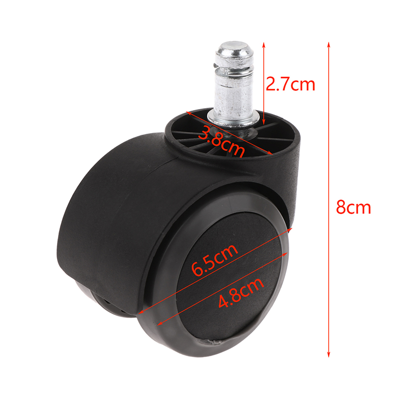 NEW 2 Inch Universal Swivel Caster Wheels Replacement Gaming Chair Office Chair Casters Furniture Hardware