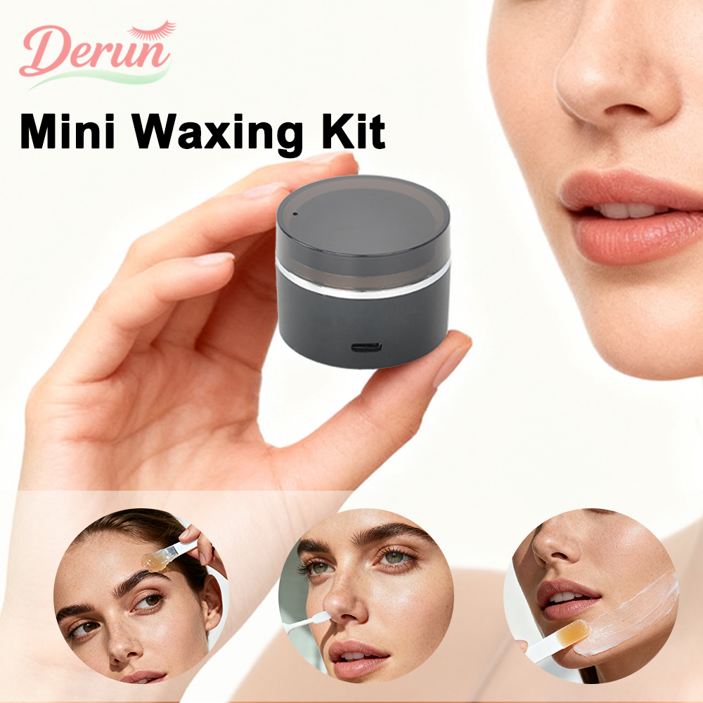 USB Mini Wax Heating Machine Wax Heater Kit Melting Warmer Pot for Lips Eyebrow Nose Ear Hair Remova For Men and Women dr. eyemo