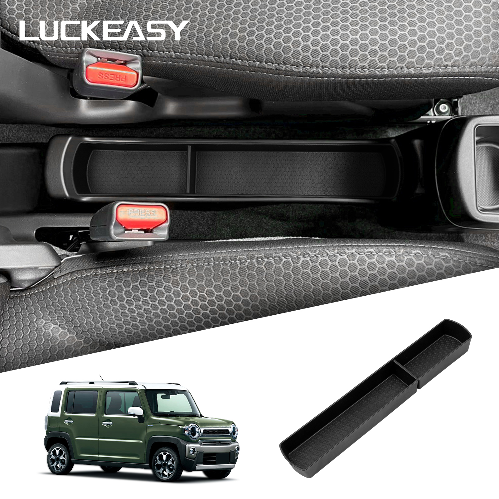 for Suzuki HUSTLER 2021-2025 Car Center Console Lower Layer Storage Box Organizer Tidying Interior Accessories Car Storage Tray