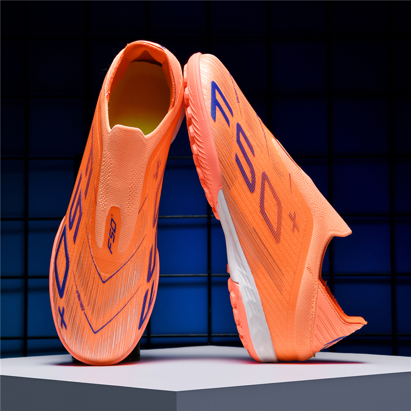T36 No-lace Mens Soccer Shoes Boys F50 TF/FG Training Football Sneakers for Youth Turf Soccer Cleats Chuteira Campo 35-45