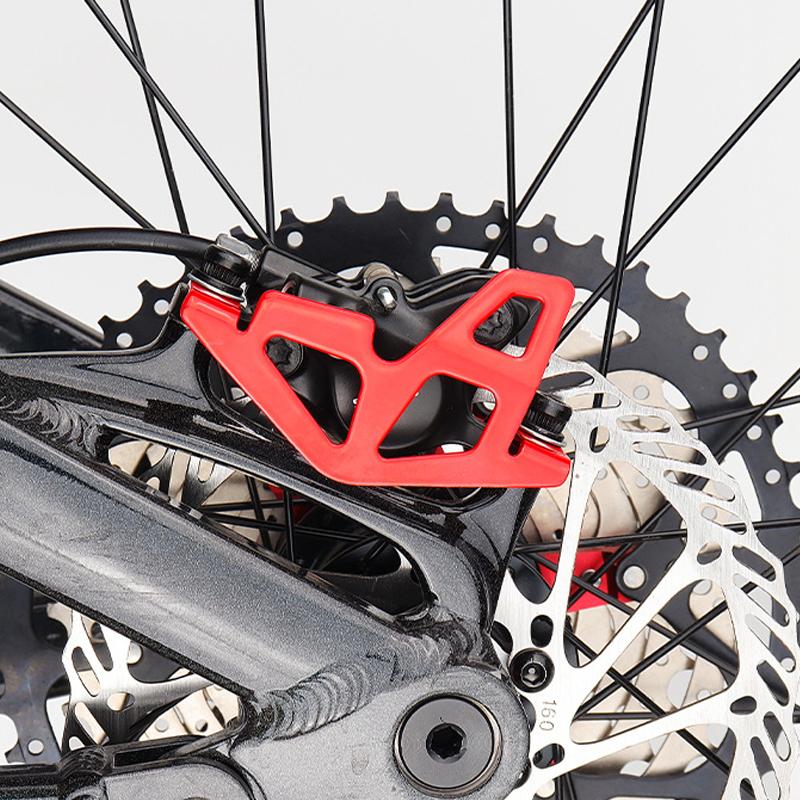 CNC Aluminum Alloy MTB Rear Caliper Guard Plate Rear Brake Pump Protective Cover Easy to Install Bicycle Accessory