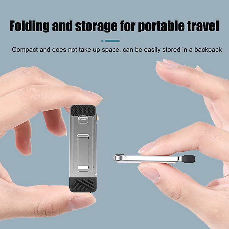 1Pcs Mini Zinc Alloy Adjustable Laptop Riser Legs Laptop Stand Height Foldable Anti Slip Holder