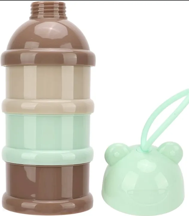 3 Layer Portable Baby Milk Powder Container, Mini Small Sealed Milk Powder Box: Small Kids Fruits Storage Lunch Box