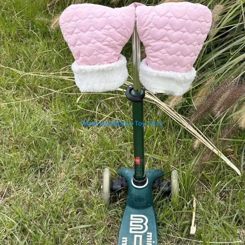 AXYA 1 pair Windproof Warm Mittens for Scooters Bicycles Cotton Gloves for Kids Child