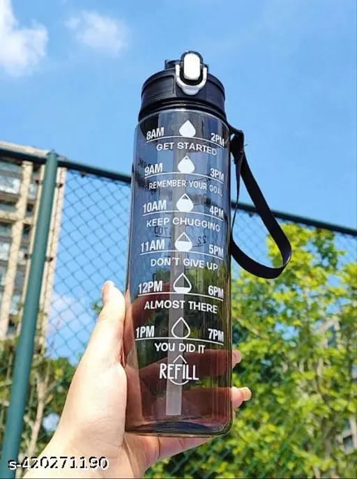 900L Water Bottle Motivational Sport Water Bottle Leakproof Drinking Bottles Outdoor Travel Gym Fitness Jugs For Kitchen