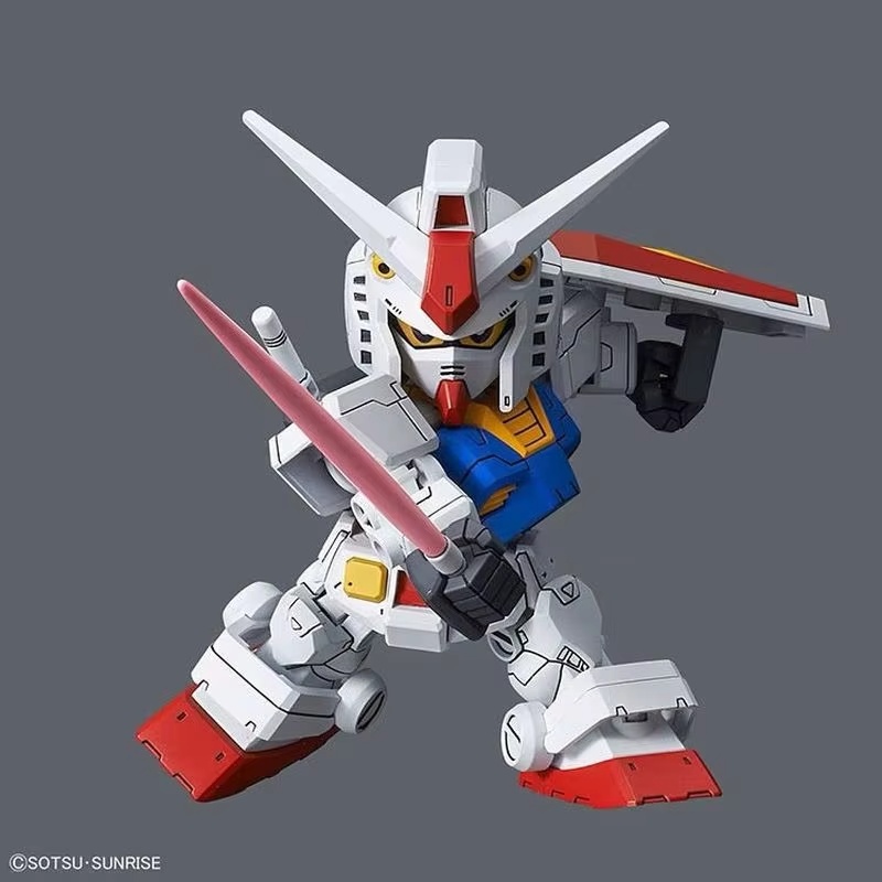 【Hot Sales】Bandai Action Figure Sdex Series Model Kit Rx-78-2 Aile Strike Exia 00 Unicorn Astray Red Frame Barbatos Model Toy
