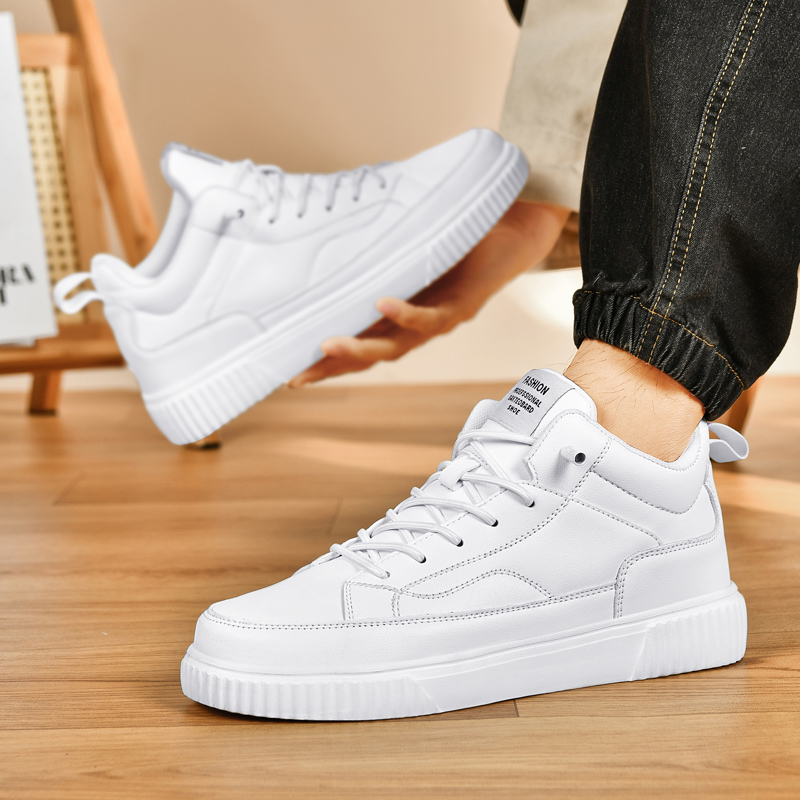 2024 New Casual Shoes Men's Fashion Leisure Outdoor Sports Running Shoes Comfortable Flat Classic Skateboard Board Sneakers