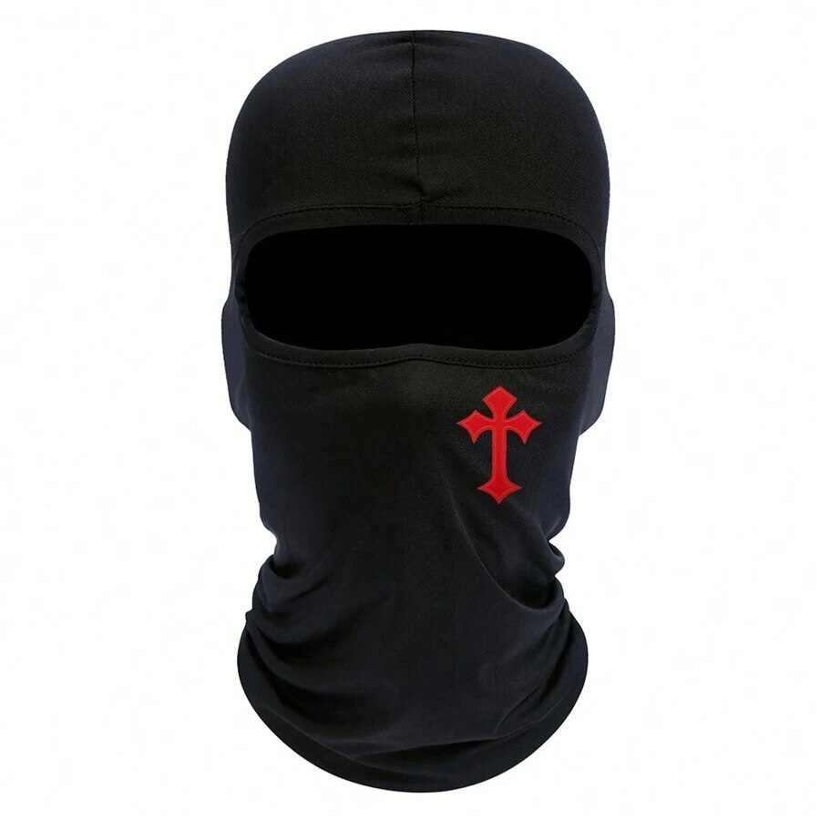 1pc Cross Printed Mask Hood For man And Women Outdoor Riding Balaclava Hat Windproof And Sunscreen Sun Hat Bles Online DZ-9B-02