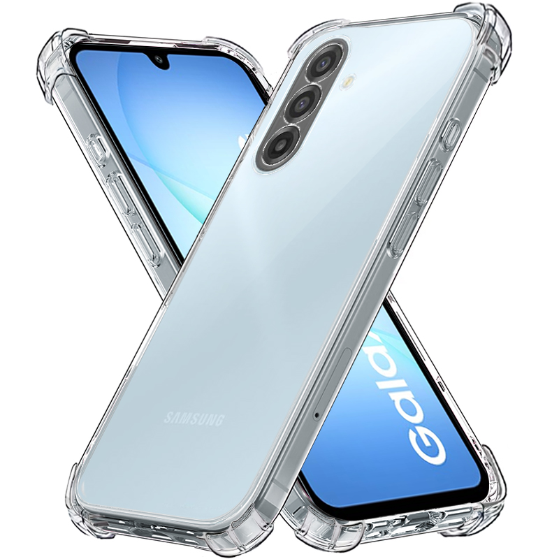 Luxury Clear Phone Case For A17 A06 A07 A13 A14 A15 A16 A24 A25 A26 A34 A35 4G 5G Soft TPU Transparent Back Cover