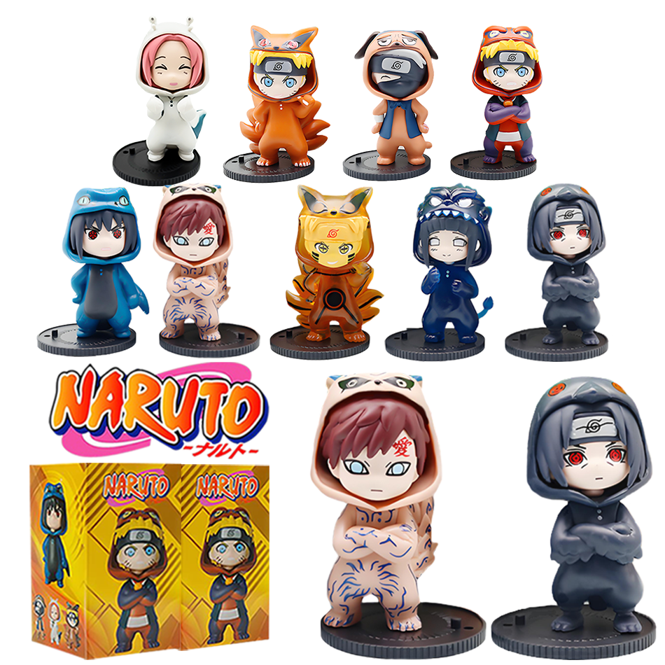 Naruto Blind Box Action Figures Model Sasuke Uzumaki Collect decorative items Design Decoration Toy birthday